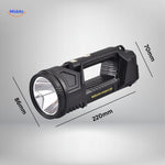 PowerBeam™ LED Searchlight | Ultra-Bright 500m Beam & Rechargeable Power Bank