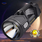 PowerBeam™ LED Searchlight | Ultra-Bright 500m Beam & Rechargeable Power Bank