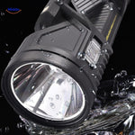 PowerBeam™ LED Searchlight | Ultra-Bright 500m Beam & Rechargeable Power Bank