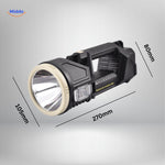PowerBeam™ LED Searchlight | Ultra-Bright 500m Beam & Rechargeable Power Bank