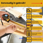 ProMeasure™ Digital Laser Tape Measure | 3-in-1 & 60m Range