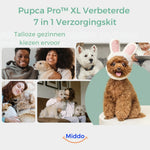 Huisdierverzorgingskit voor meerdere huisdieren en gezinnen.