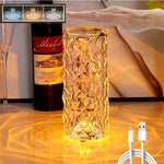Krystal™ Crystal Table Lamp | 16 RGB Colors & Touch Control