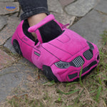 RaceGlide™ Slippers | Racecar Style & Plush Comfort