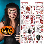 Middo Realistic Halloween Horror Tattoos | Special-Effects Wounds & Scars