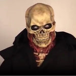 Skelet met mantel, klaar voor Halloween