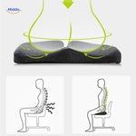 RelaxButt™ Seat Cushion | Breathable Memory Foam for All-Day Comfort & Support
