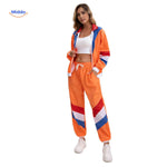 RetroVibe™ Set | 80s Retro Tracksuit | Breathable & Unisex Comfort