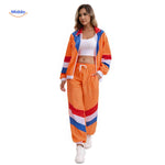 RetroVibe™ Set | 80s Retro Tracksuit | Breathable & Unisex Comfort