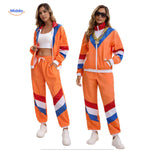 RetroVibe™ Set | 80s Retro Tracksuit | Breathable & Unisex Comfort