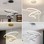 Halo Ring Chandelier | Dimmable, Minimalist & Energy-Efficient