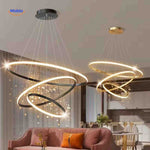 Halo Ring Chandelier | Dimmable, Minimalist & Energy-Efficient