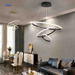 Halo Ring Chandelier | Dimmable, Minimalist & Energy-Efficient