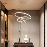 Halo Ring Chandelier | Dimmable, Minimalist & Energy-Efficient