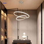 Halo Ring Chandelier | Dimmable, Minimalist & Energy-Efficient