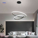 Halo Ring Chandelier | Dimmable, Minimalist & Energy-Efficient
