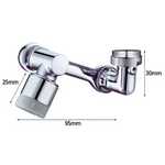 Middo 1080° Rotating Faucet Attachment | Reach Every Corner & Two Spray Modes