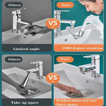 Middo 1080° Rotating Faucet Attachment | Reach Every Corner & Two Spray Modes