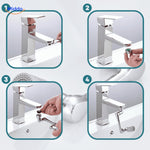 Middo 1080° Rotating Faucet Attachment | Reach Every Corner & Two Spray Modes