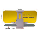 SafeDrive™ Anti-Glare Car Visor | Less Glare & UV Eye Protection
