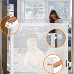 SafeGuard™ Retractable Stair Gate | Adjustable Baby & Pet Safety Gate