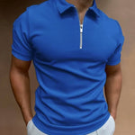 Hugo Zip-Up Polo | Tailored Fit & All-Day Comfort