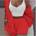 SheCutie™ 3-Piece Comfy Set | Cozy Knit Loungewear & Streetwear