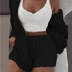 SheCutie™ 3-Piece Comfy Set | Cozy Knit Loungewear & Streetwear