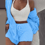 SheCutie™ 3-Piece Comfy Set | Cozy Knit Loungewear & Streetwear