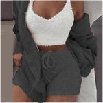 SheCutie™ 3-Piece Comfy Set | Cozy Knit Loungewear & Streetwear