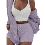 SheCutie™ 3-Piece Comfy Set | Cozy Knit Loungewear & Streetwear