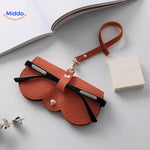 CompactVision™ Slim Leather Glasses Case | Sleek Protection for Reading Glasses & Sunglasses