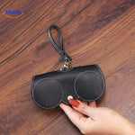 CompactVision™ Slim Leather Glasses Case | Sleek Protection for Reading Glasses & Sunglasses