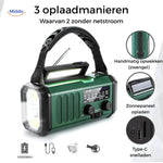 SolarPower™ Pro | Hand-Crank Emergency Radio, Flashlight & SOS