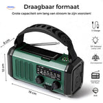 SolarPower™ Pro | Hand-Crank Emergency Radio, Flashlight & SOS
