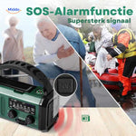 SolarPower™ Pro | Hand-Crank Emergency Radio, Flashlight & SOS