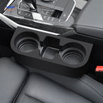 SpaceMate™ Car Seat Organizer | Leather Storage Box & Cup Holder