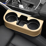 SpaceMate™ Car Seat Organizer | Leather Storage Box & Cup Holder