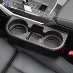 SpaceMate™ Car Seat Organizer | Leather Storage Box & Cup Holder