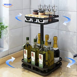 SpinStore™ 360° Rotating Storage Rack | Tidy & Stylish Organizer