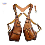 Steampunk™ Shoulder Holster Bag | Retro Leather & Versatile