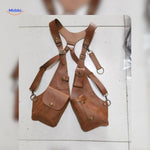 Steampunk™ Shoulder Holster Bag | Retro Leather & Versatile