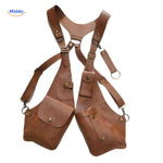 Steampunk™ Shoulder Holster Bag | Retro Leather & Versatile
