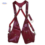 Steampunk™ Shoulder Holster Bag | Retro Leather & Versatile