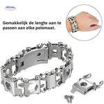 SurvivePro™ Multi-Tool Bracelet | 29 Tools & Stainless Steel Durability