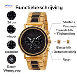 Timbero™ Wood Watch | Stylish, Multifunctional & Lightweight