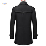 WoolGuard™ Double-Collar Wool Coat | Warm & Timeless British Style
