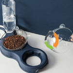 TripleFeeder™ 3-in-1 Cat Feeding Tray | Food, Water & Snacks in One