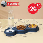 Voedertray met korting en gratis borstel.