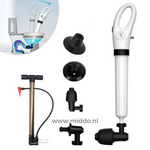 Middo Turbo Air Pressure Drain Blaster | Clear Clogs Fast & Chemical-Free